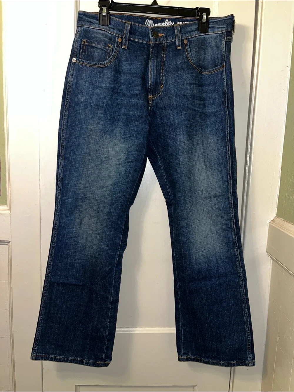 Wrangler Retro Men's Dark Blue Bootcut Jeans